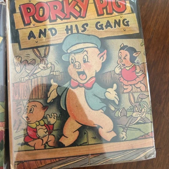 Bugs Bunny and Porky Pig Big Little book Set circa 1940 to 1950s vintage - Picture 3 of 9